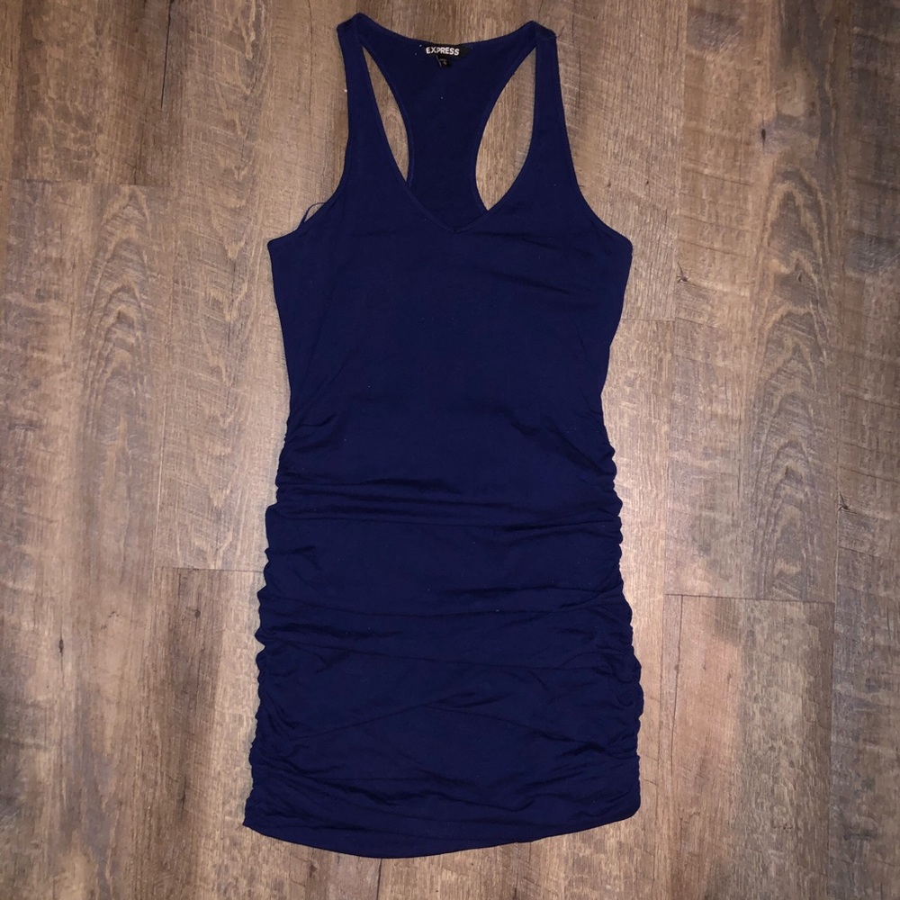 Express navy mini dress
